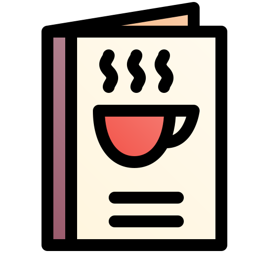 Кофейное меню Fatima Lineal Color иконка