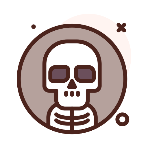 Skeleton Darius Dan Lineal Color icon