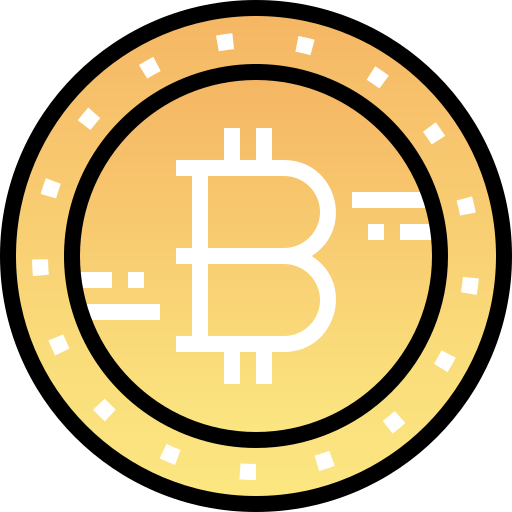 bitcoin Pixelmeetup Lineal Color icon