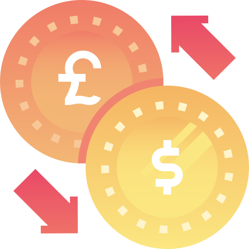 Currency exchange Pixelmeetup Flat icon