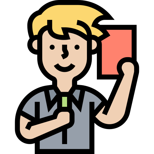 Penalty card Meticulous Lineal Color icon