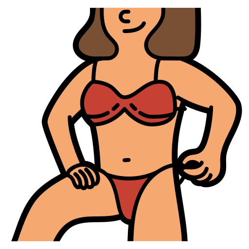 bikini Ultimatearm Lineal Color icon