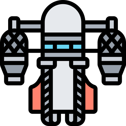 Jet pack Meticulous Lineal Color icon