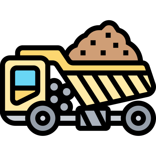 Dump truck Meticulous Lineal Color icon