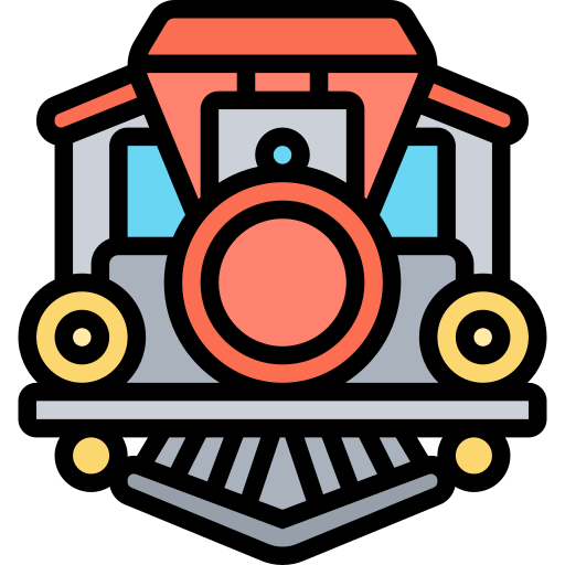 locomotora Meticulous Lineal Color icono