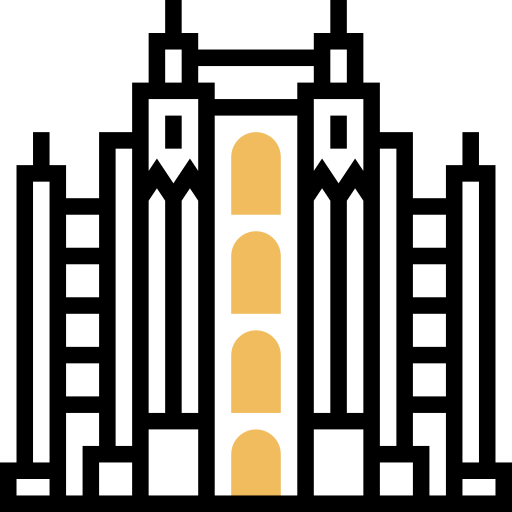katedra w mediolanie Meticulous Yellow shadow ikona