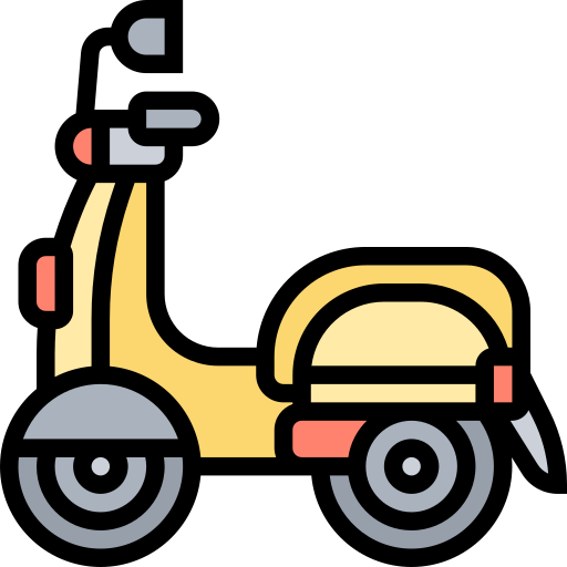 Scooter Meticulous Lineal Color icon