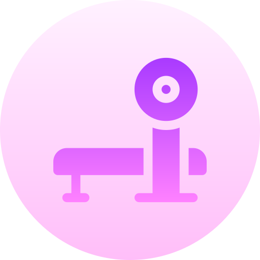 Bench Basic Gradient Circular icon