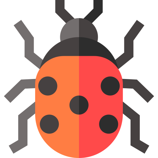 Ladybug Basic Straight Flat icon