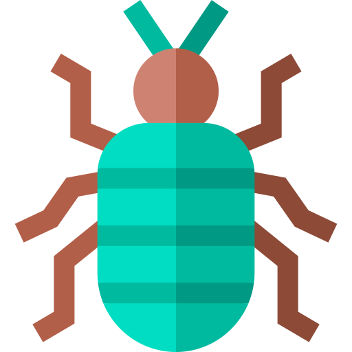 Bug Basic Straight Flat icon