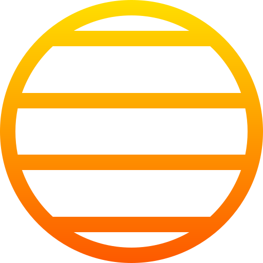 Мяч для пилатеса Basic Gradient Lineal color иконка