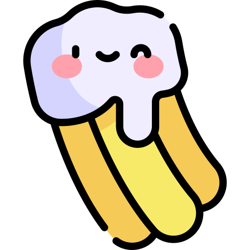 Churro Kawaii Lineal color icon