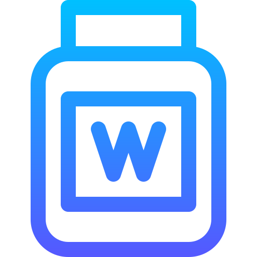 Whey protein Basic Gradient Lineal color icon