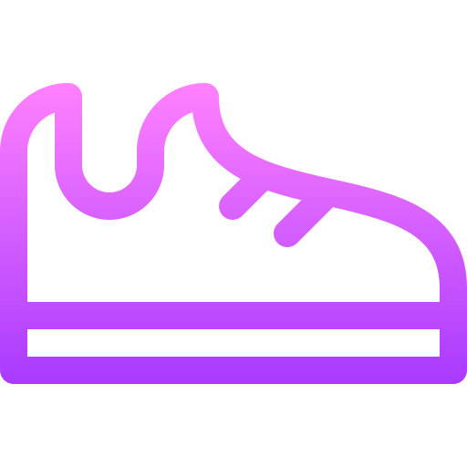Sneakers Basic Gradient Lineal color icon