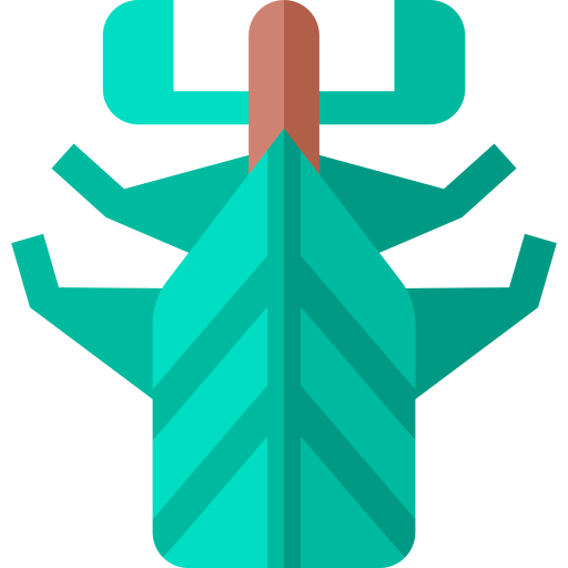 blatt insekt Basic Straight Flat icon