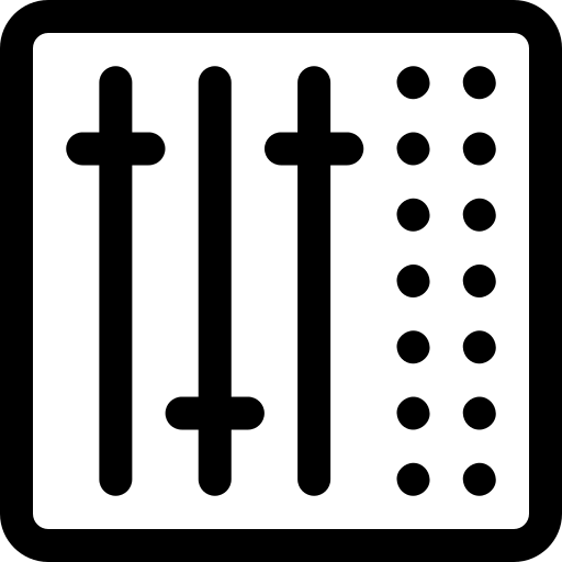 misturar Basic Rounded Lineal Ícone