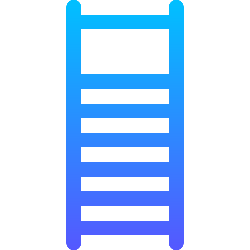 espaldera Basic Gradient Lineal color icono