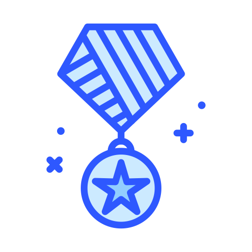 medal Darius Dan Blue ikona