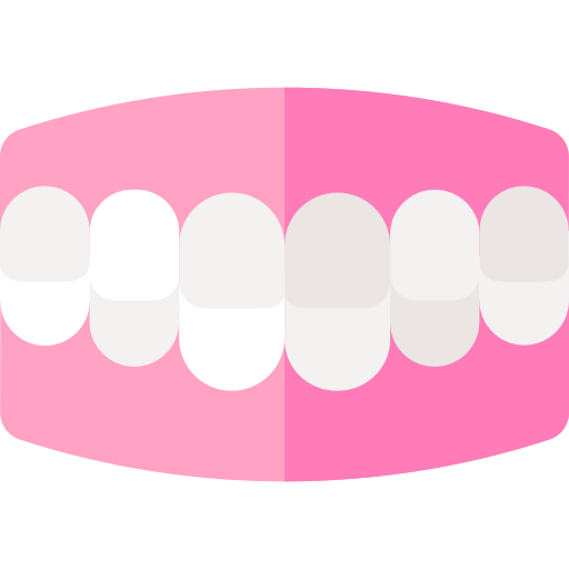 dentes Basic Rounded Flat Ícone