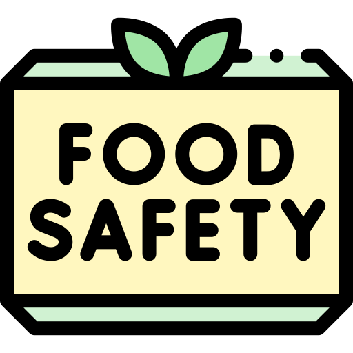 食品安全 Detailed Rounded Lineal color icon