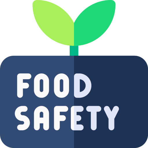 voedselveiligheid Basic Rounded Flat icoon