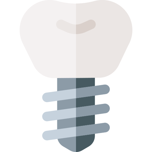 歯科インプラント Basic Rounded Flat icon