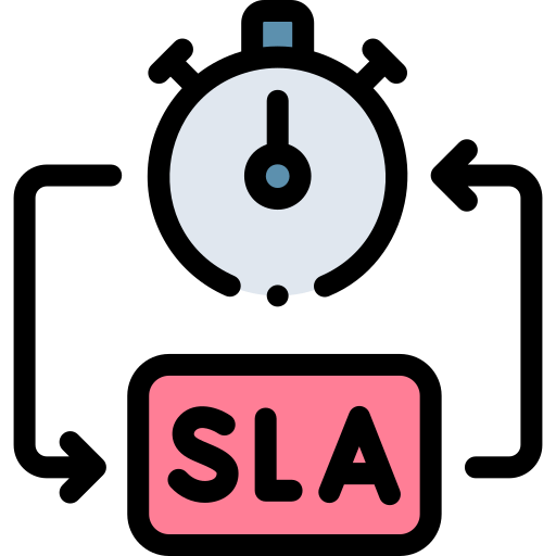 sla Detailed Rounded Lineal color icon