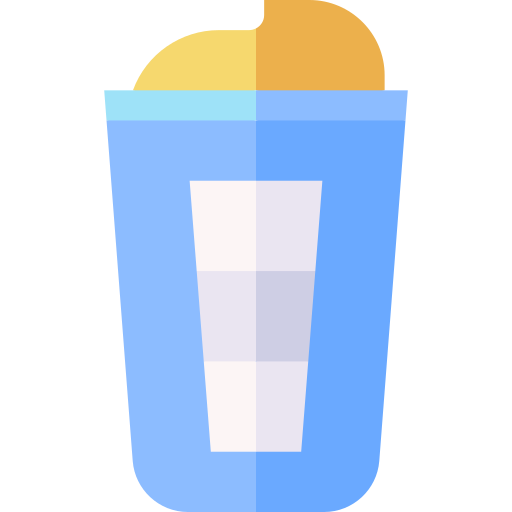 latte macchiato Basic Straight Flat icon