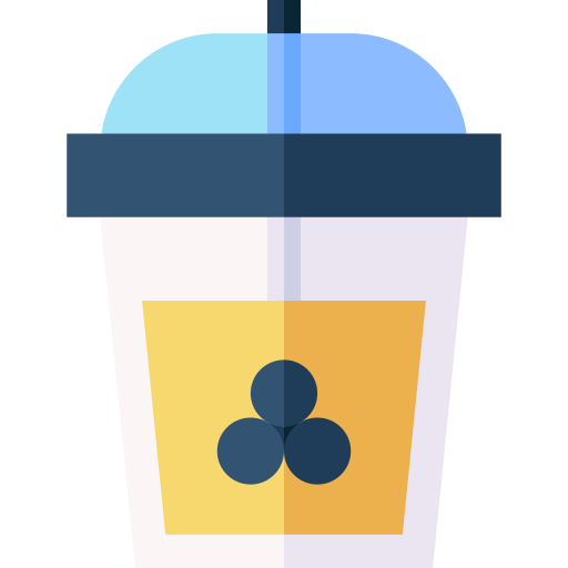 Пузырьковый чай Basic Straight Flat иконка