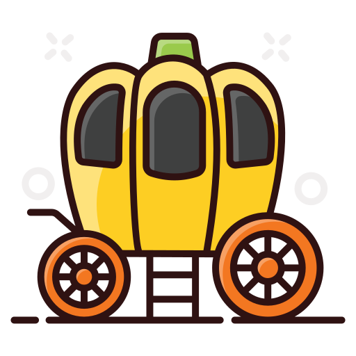 kürbiswagen Generic Outline Color icon