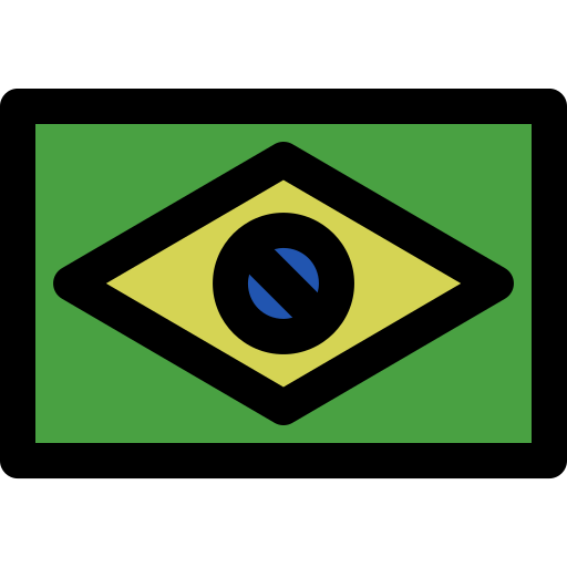 drapeau du brésil Generic Outline Color Icône