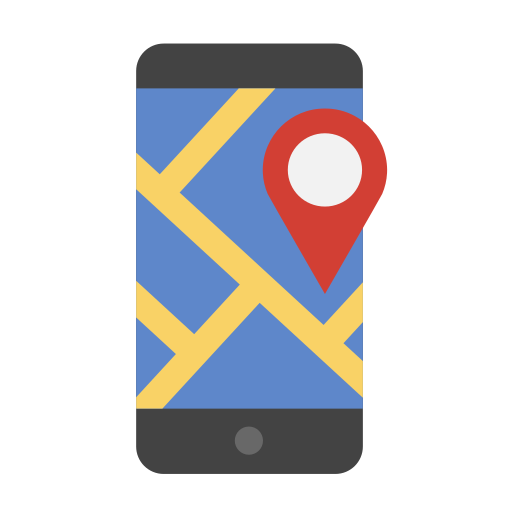 Мобильная карта Generic Flat иконка