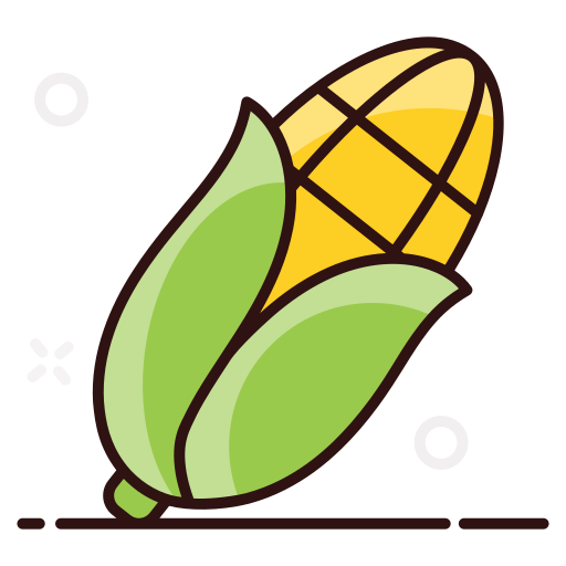 Corn cob Generic Outline Color icon