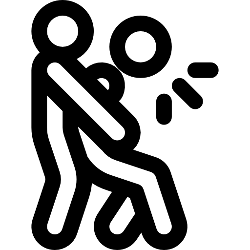 poussées abdominales Basic Rounded Lineal Icône