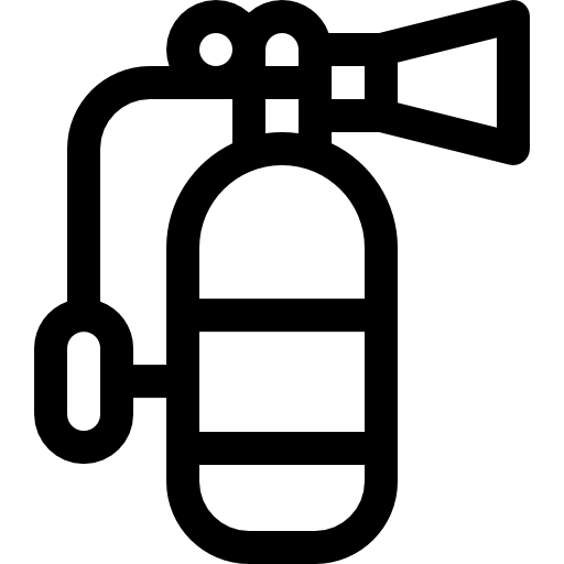 消火器 Basic Rounded Lineal icon