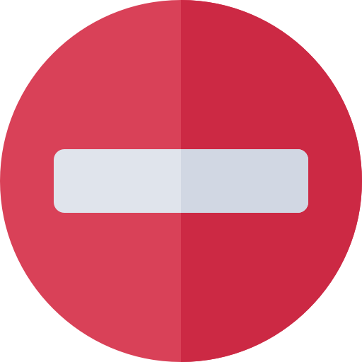 vietato Basic Rounded Flat icona