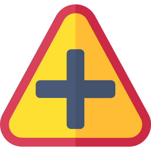 cruce de caminos Basic Rounded Flat icono