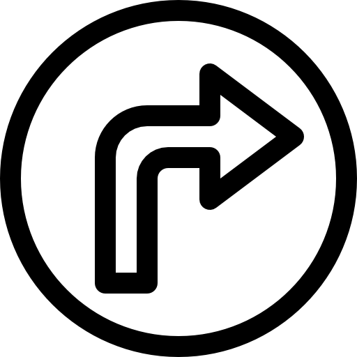 doble a la derecha Basic Rounded Lineal icono
