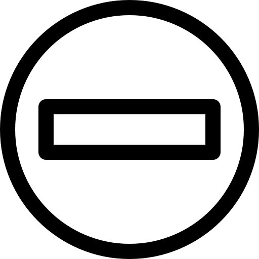 zabroniony Basic Rounded Lineal ikona