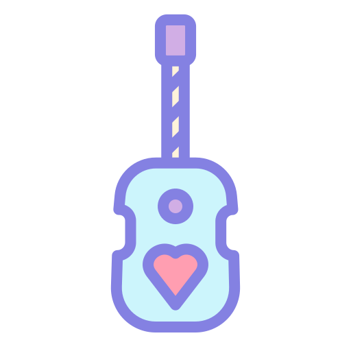 Guitar Generic Outline Color icon