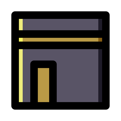 kaaba Generic Basic Outline icona