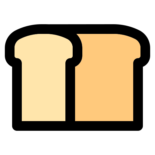 pão Generic Outline Color Ícone