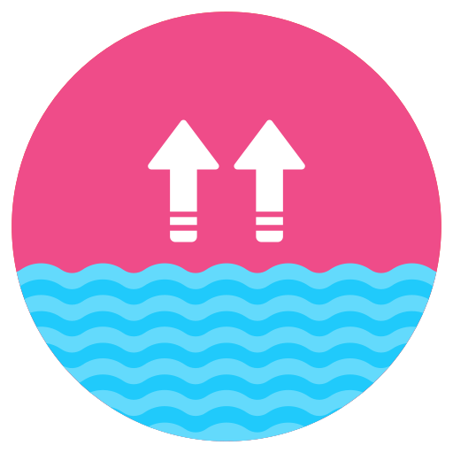 water niveau Generic Circular icoon