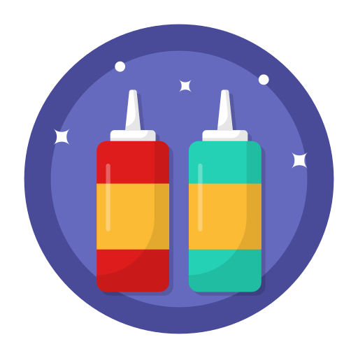 Ketchup bottle Generic Circular icon