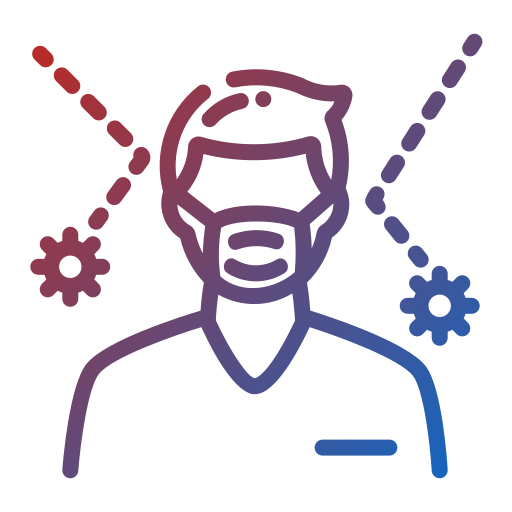 maschera di protezione Generic Gradient icona