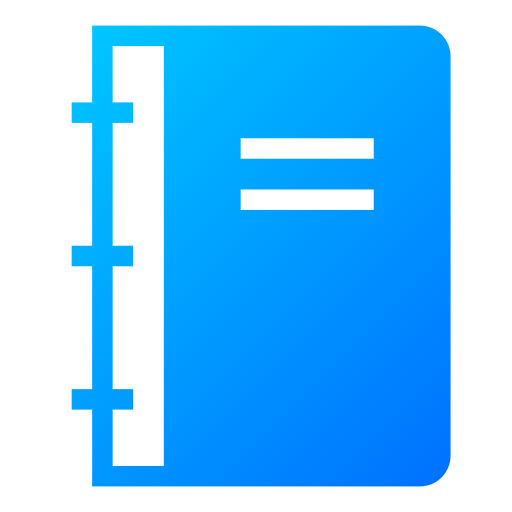 Note book Generic Flat Gradient icon