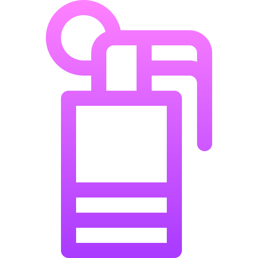Tear gas Basic Gradient Lineal color icon