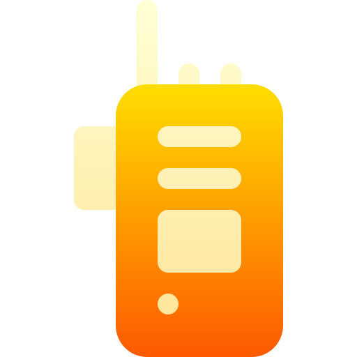 walkie talkie Basic Gradient Gradient icono