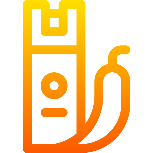 Pepper spray Basic Gradient Lineal color icon