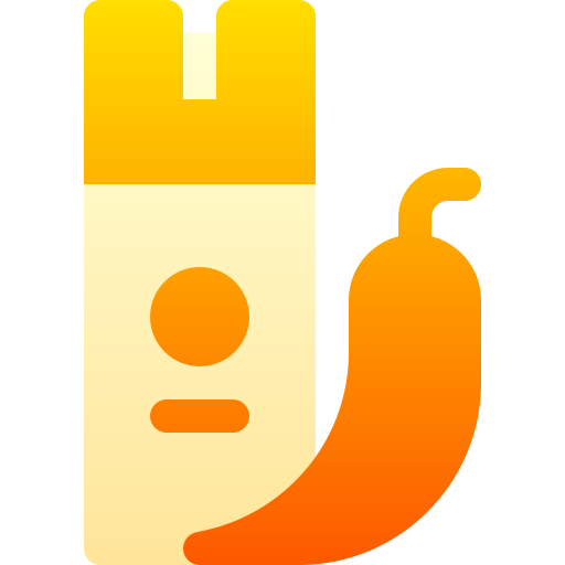 Pepper spray Basic Gradient Gradient icon